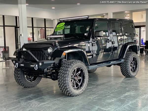 2014 Jeep Wrangler 4x4 Unlimited Sahara LIFTED RED SEATS 4WD JEEP... for sale in Gladstone, OR – photo 9