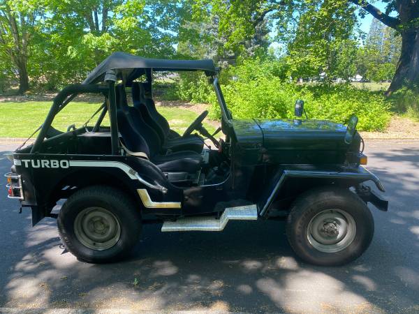 Turbo Diesel Jeep - 4x4 - Japanese Import Mitsubishi - RHD Very fun for sale in Happy valley, OR – photo 2