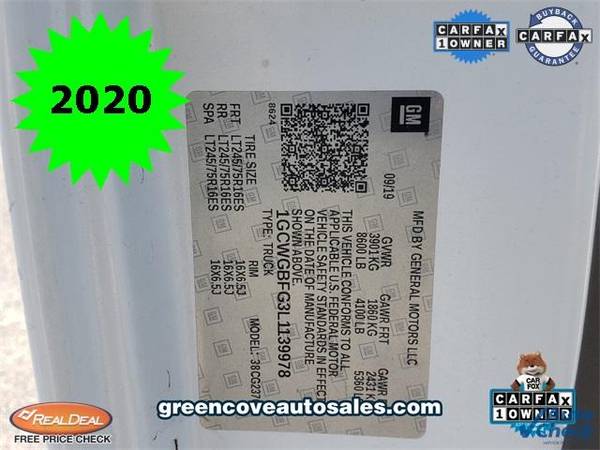 2020 Chevrolet Chevy Express 2500 Work Van The Best Vehicles at The for sale in Green Cove Springs, FL – photo 14