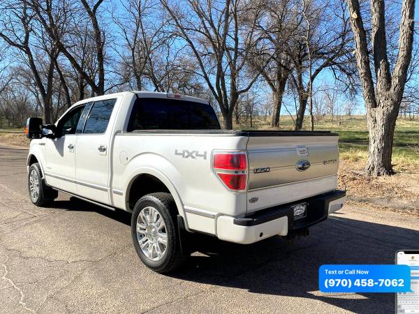 2014 Ford F-150 F150 F 150 4WD SuperCrew 145 Platinum - CALL/TEXT for sale in Sterling, CO – photo 5