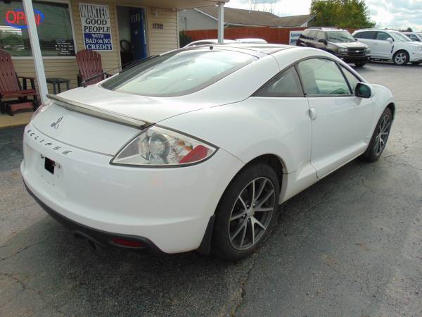 2011 Mitsubishi Eclipse Glacier White Buy Here Pay Here WE FINANCE -... for sale in New Albany, OH – photo 8