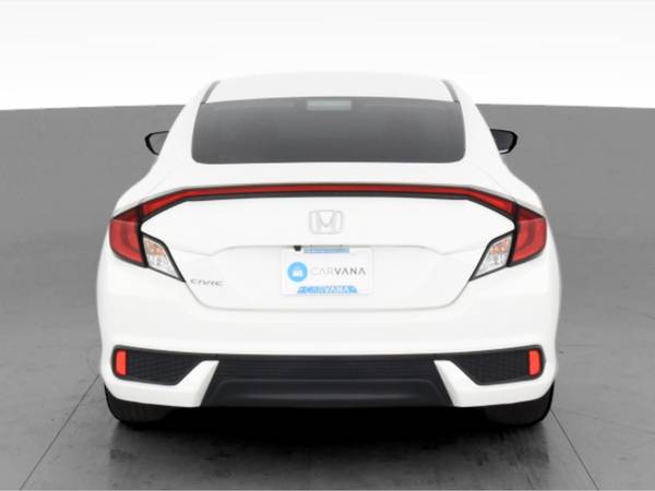2018 Honda Civic LX Coupe 2D coupe White - FINANCE ONLINE - cars &... for sale in Greenville, NC – photo 9