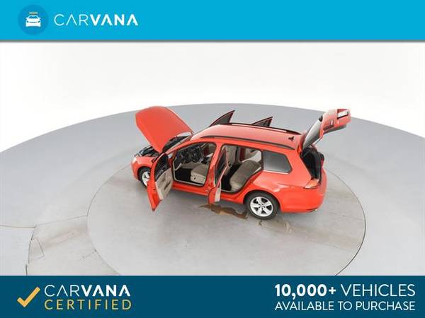 2015 VW Volkswagen Golf SportWagen TDI S Wagon 4D wagon RED - FINANCE for sale in Columbus, OH – photo 13