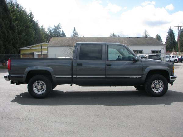 1999 GMC Sierra 2500 Crew Cab 4dr 154 5 WB 4WD - - by for sale in Roy, WA – photo 8