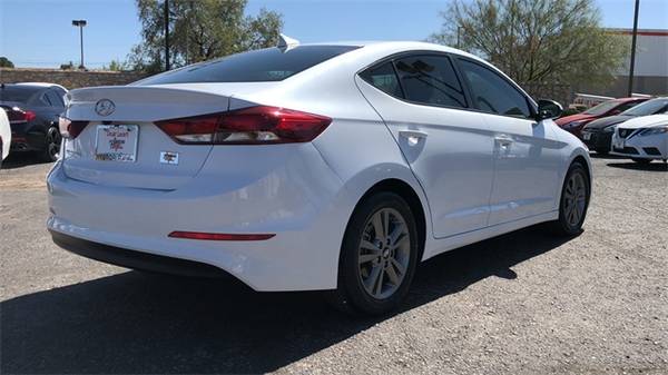 2018 Hyundai Elantra SEL sedan Quartz White Pearl - cars & trucks -... for sale in El Paso, TX – photo 9