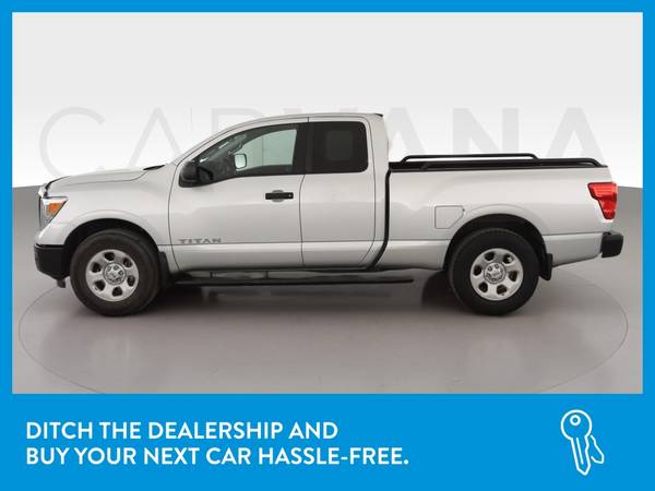 2017 Nissan Titan King Cab S Pickup 4D 6 1/2 ft pickup Silver for sale in Kansas City, MO – photo 4