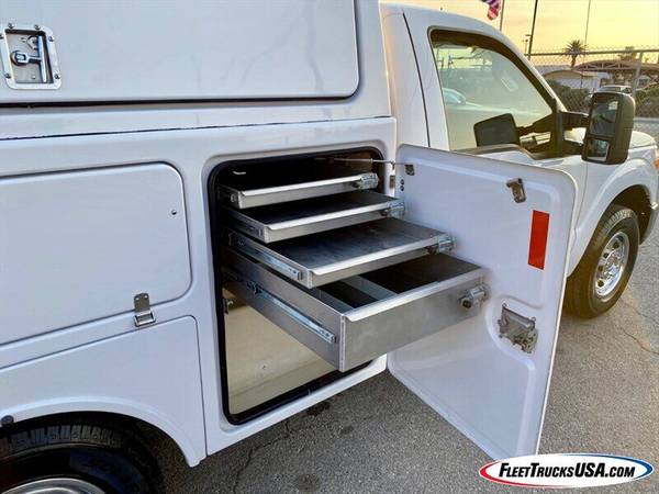2013 FORD F350- 6.2L, FIBERGLASS KUV UTILITY BED "51k MILES" MUST... for sale in Las Vegas, CA – photo 11