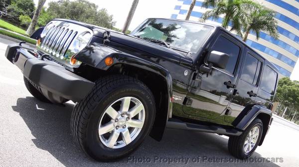 2012 *Jeep* *Wrangler Unlimited* *Sahara* Black - cars & trucks - by... for sale in West Palm Beach, FL – photo 7