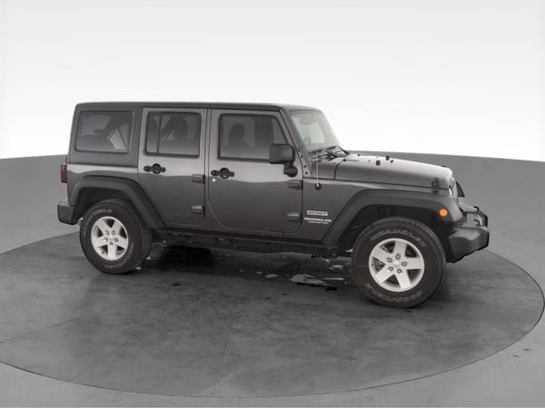 2017 Jeep Wrangler Unlimited Sport SUV 4D suv Black - FINANCE ONLINE... for sale in Palmdale, CA – photo 14