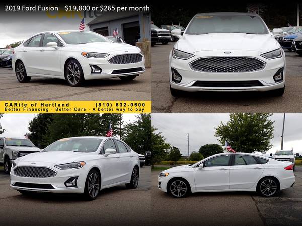 2019 Ford Fusion FOR ONLY $267/mo! - cars & trucks - by dealer -... for sale in Howell, MI – photo 15
