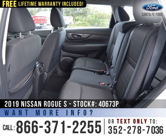2019 NISSAN ROGUE S Bluetooth, Cruise Control, Camera - cars for sale in Alachua, FL – photo 18