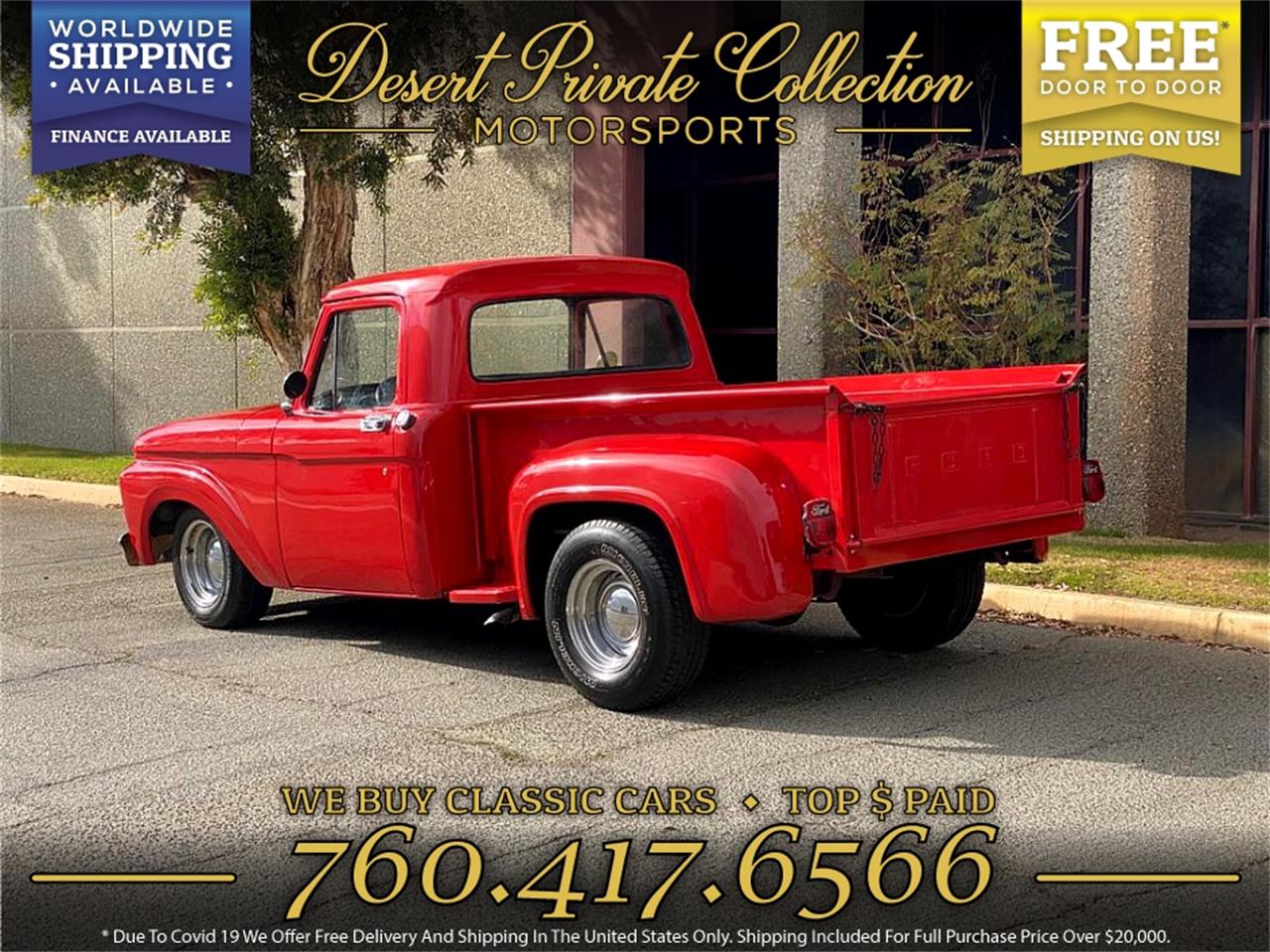1964 Ford F100 for sale in Palm Desert , CA – photo 3
