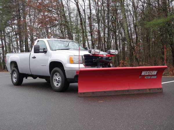 2014 GMC Sierra 2500HD Reg Cab Long Bed Work Truck 4WD W/Plow - cars... for sale in Derry, NH – photo 7
