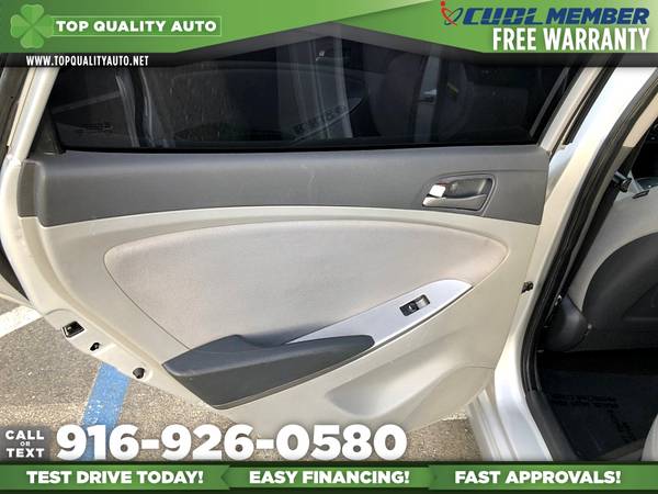 2017 Hyundai Accent SE Sedan for only $9,995 - cars & trucks - by... for sale in Rancho Cordova, CA – photo 14