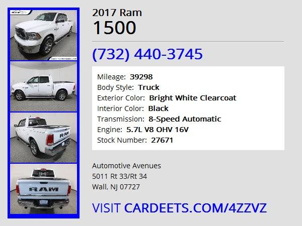2017 Ram 1500, Bright White Clearcoat - - by dealer for sale in Wall, NJ – photo 22