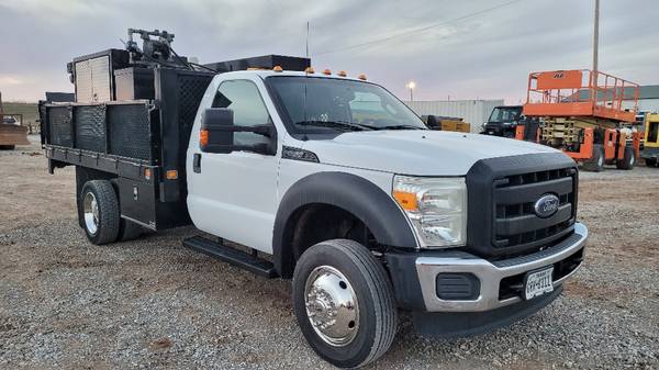 2016 Ford F-550 12ft Stake Service Lube Bed Mechanics Truck 6 8L for sale in Lincoln, NE – photo 3