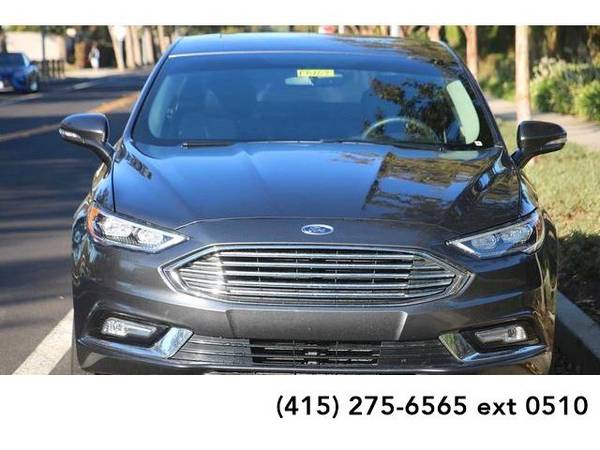 2017 Ford Fusion sedan Titanium 4D Sedan (Gray) for sale in Brentwood, CA – photo 7