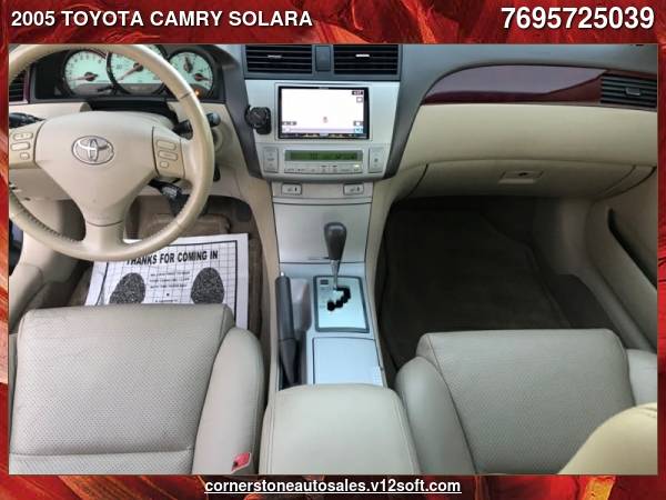 2005 TOYOTA CAMRY SOLARA SE - cars & trucks - by dealer - vehicle... for sale in Flowood, MS – photo 14