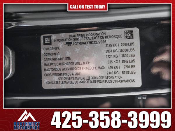 2019 GMC Sierra 1500 X31 4x4 - - by dealer - vehicle for sale in Lynnwood, WA – photo 22