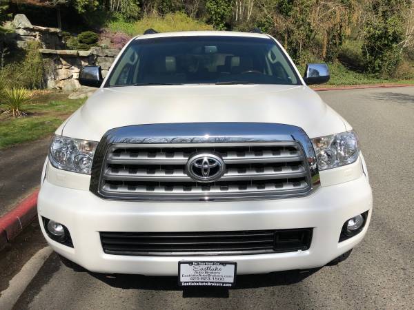 2013 Toyota Sequoia Platinum 4WD - Navi, DVD, Loaded, Clean title for sale in Kirkland, WA – photo 2