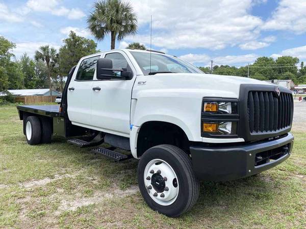 2019 International MV607 Crew Cab Flatbed Truck - - by for sale in Palatka, FL – photo 3