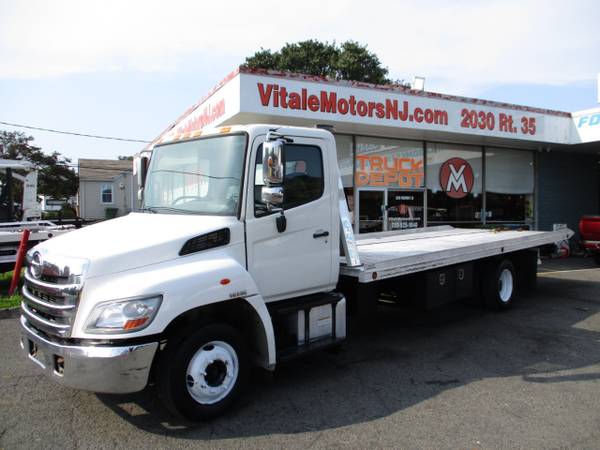 2015 Hino 268 ROLL BACK TOW TRUCK WHEEL LIFT for sale in south amboy, VA – photo 2