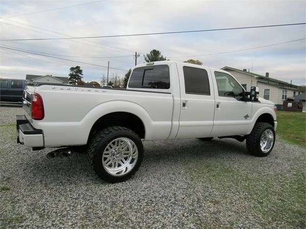 2015 FORD F250 SUPER DUTY PLATINUM, White APPLY ONLINE->... for sale in Summerfield, NC – photo 9
