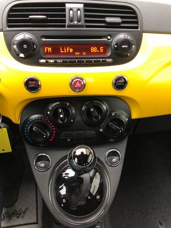 2015 Fiat 500 Sport - Cool Modern Pearl Yellow Color - Automatic -... for sale in binghamton, NY – photo 14