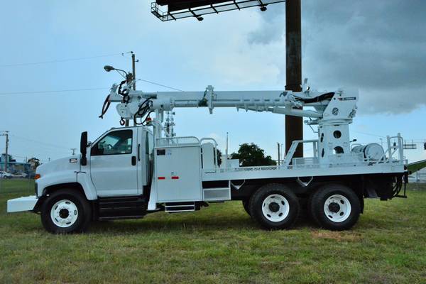 2007 GMC C8500 Flat Bed Tandem Axle Terex Telelect Digger Derrick for sale in Hollywood, AL – photo 5