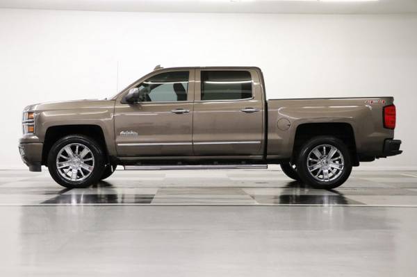 SLEEK Brown SILVERADO 2015 Chevrolet 1500 HIGH COUNTRY 4X4 4WD for sale in Clinton, IN – photo 21