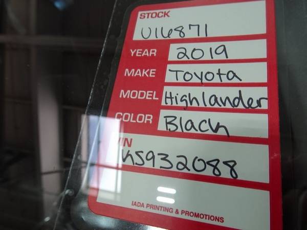2019 Toyota Highlander Limited Midnight Black Metallic - cars &... for sale in Cedar Falls, IA – photo 14
