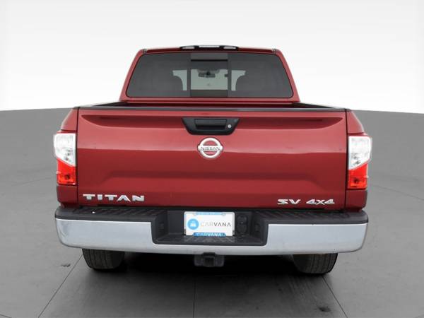 2017 Nissan Titan Crew Cab SV Pickup 4D 5 1/2 ft pickup Red -... for sale in Charleston, SC – photo 9
