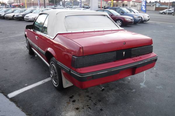 ***1984 PONTIAC SUNBIRD LE CONVERTIBLE*** - cars & trucks - by... for sale in Tacoma, WA – photo 3