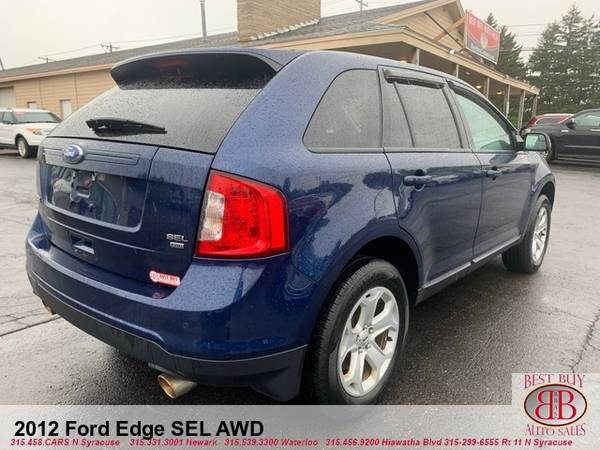 2012 FORD EDGE SEL AWD! LOADED! REMOTE START! PANO-SUNROOFS! FINANCING for sale in Syracuse, NY – photo 3