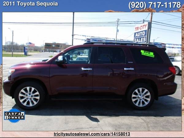2011 TOYOTA SEQUOIA LIMITED 4X4 4DR SUV (5 7L V8 FFV) Family owned for sale in MENASHA, WI – photo 2