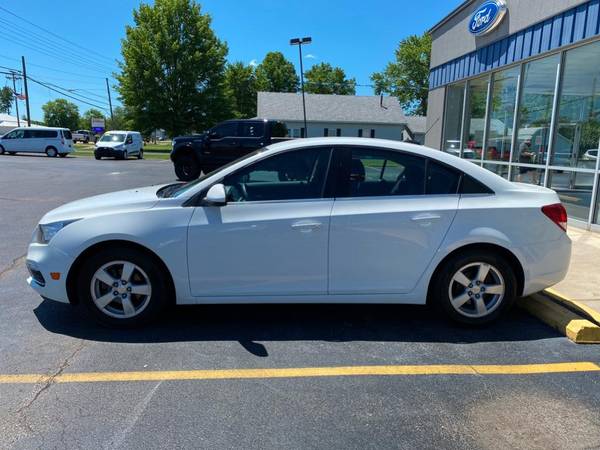 2015 Chevy Chevrolet Cruze sedan Summit White - cars & trucks - by... for sale in Terre Haute, IN – photo 4