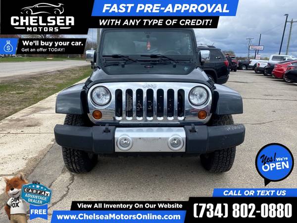 340/mo - 2012 Jeep Wrangler Unlimited Sahara 4WD! 4 WD! 4-WD! for sale in Chelsea, MI – photo 3