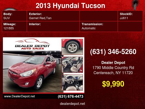 2013 Hyundai Tucson AWD 4dr Auto GLS - cars & trucks - by dealer -... for sale in Centereach, NY