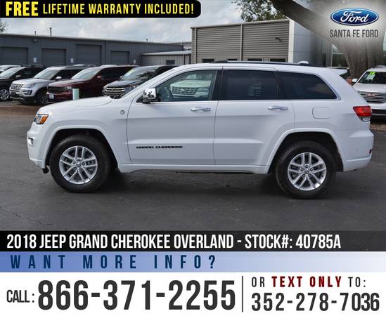 ‘18 Jeep Grand Cherokee Overland 4X4 *** Sunroof, Leather, Camera... for sale in Alachua, FL – photo 4
