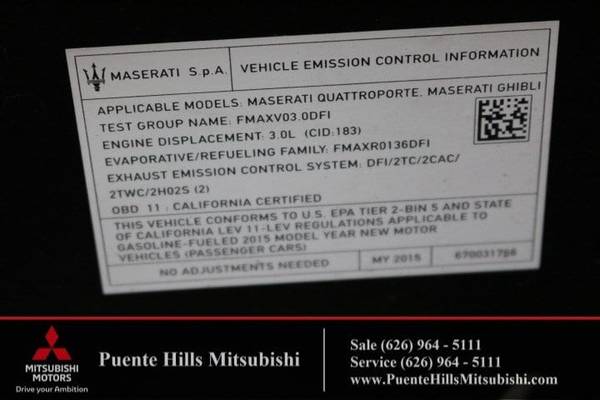 2015 Maserati Ghibli *Navi*32k*Warranty* for sale in City of Industry, CA – photo 23