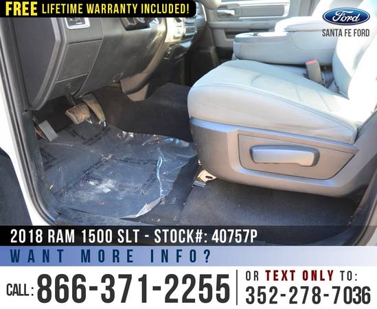 2018 RAM 1500 SLT 4WD Touchscreen - SIRIUS - Bluetooth - cars for sale in Alachua, FL – photo 14