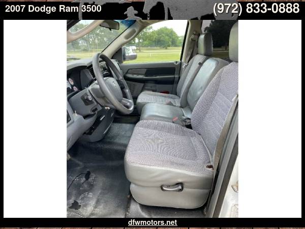 2007 Dodge Ram 3500 2WD Quad Cab SRW ST Diesel - cars & trucks - by... for sale in Lewisville, TX – photo 19