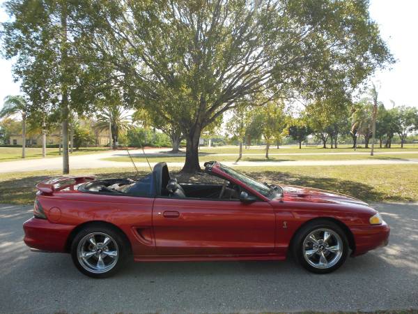 SUPERCHARGED! 1994 FORD MUSTANG COBRA SVT CONVERTIBLE! - cars & for sale in Fort Myers, FL – photo 4