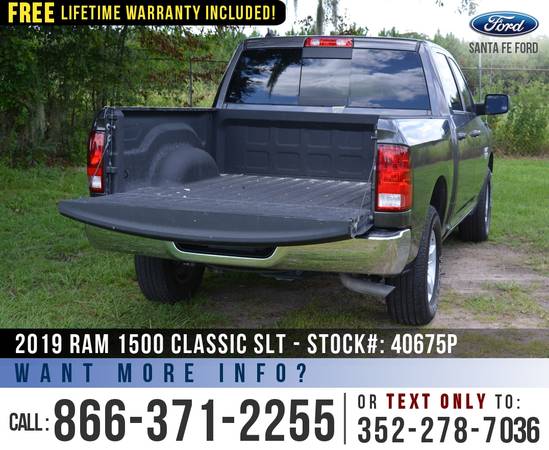 *** 2019 Ram 1500 Classic SLT *** Bluetooth - Flex Fuel - Camera -... for sale in Alachua, FL – photo 18