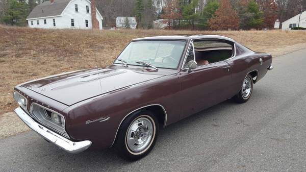 1967 Plymouth Barracuda fastback V8 auto - cars & trucks - by owner... for sale in Sandown NH, NY – photo 2