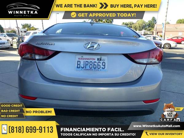 2016 Hyundai Elantra SE for only $187/mo - cars & trucks - by dealer... for sale in Winnetka, CA – photo 3