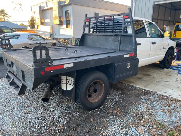 2006 Ram 3500 Crew Cab Dually Flatbed/Gooseneck w/New Cummings... for sale in Wallace, NC – photo 3