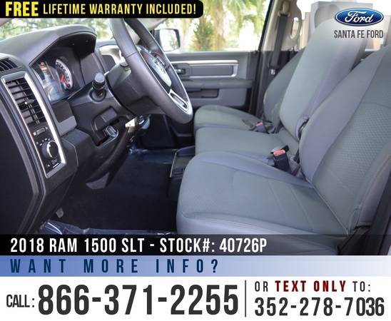 ‘18 Ram 1500 SLT 4WD *** Bluetooth, SIRIUS, Backup Camera *** - cars... for sale in Alachua, AL – photo 12