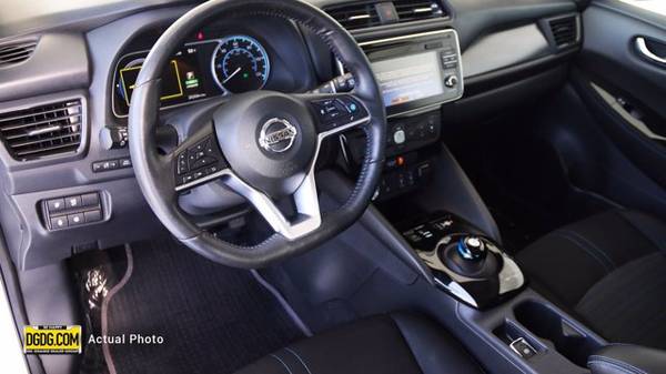 2018 Nissan LEAF SV hatchback Brilliant Silver - - by for sale in San Jose, CA – photo 4