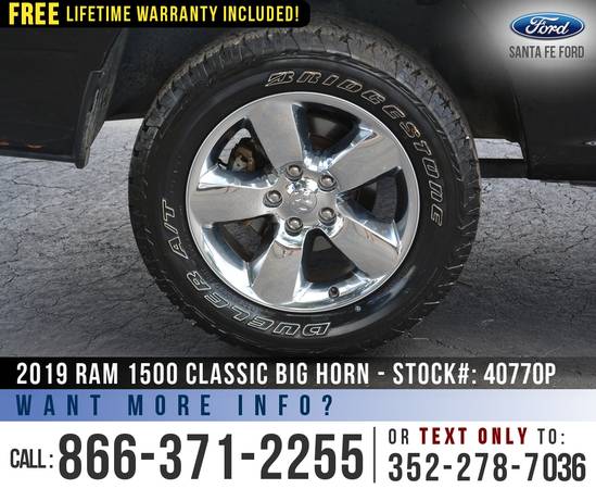 *** 2019 RAM 1500 CLASSIC BIG HORN *** Touchscreen, Bedliner -... for sale in Alachua, FL – photo 8